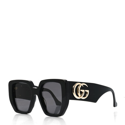 Gucci Acetate Square Frame Sunglasses GG0956S Black 1 of 7