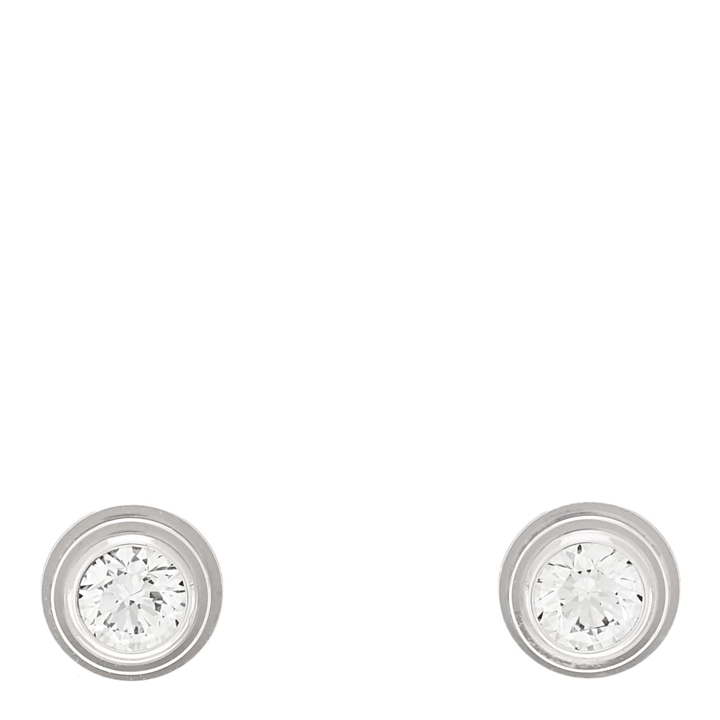 18K White Gold Diamond XS D'Amour Earrings