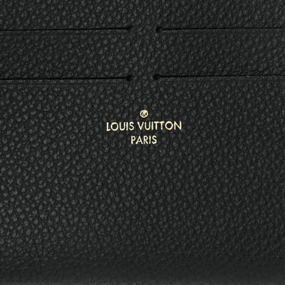 Louis Vuitton Calfskin Felicie Chain Wallet Card Holder Insert Black 6 of 8