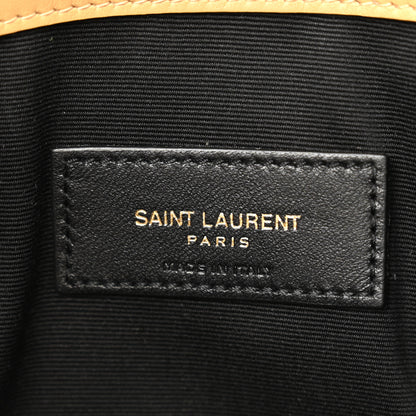 Saint Laurent Micro Raffia Uptown Pouch Natural Hay Blush 6 of 10