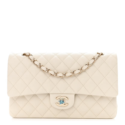 Chanel Caviar Quilted Medium Double Flap White 1 of 11