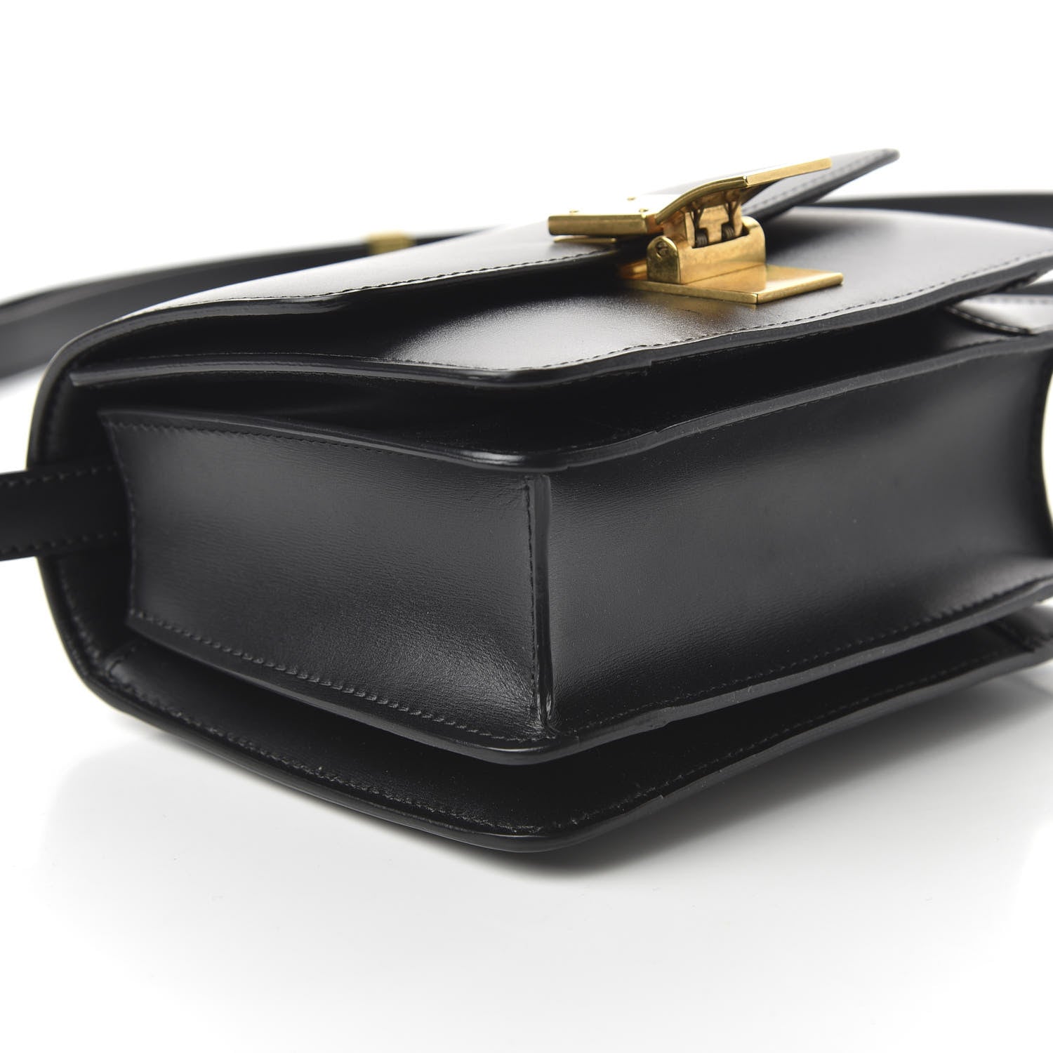 Celine Box Calfskin Small Classic Box Flap Bag Black 6 of 10