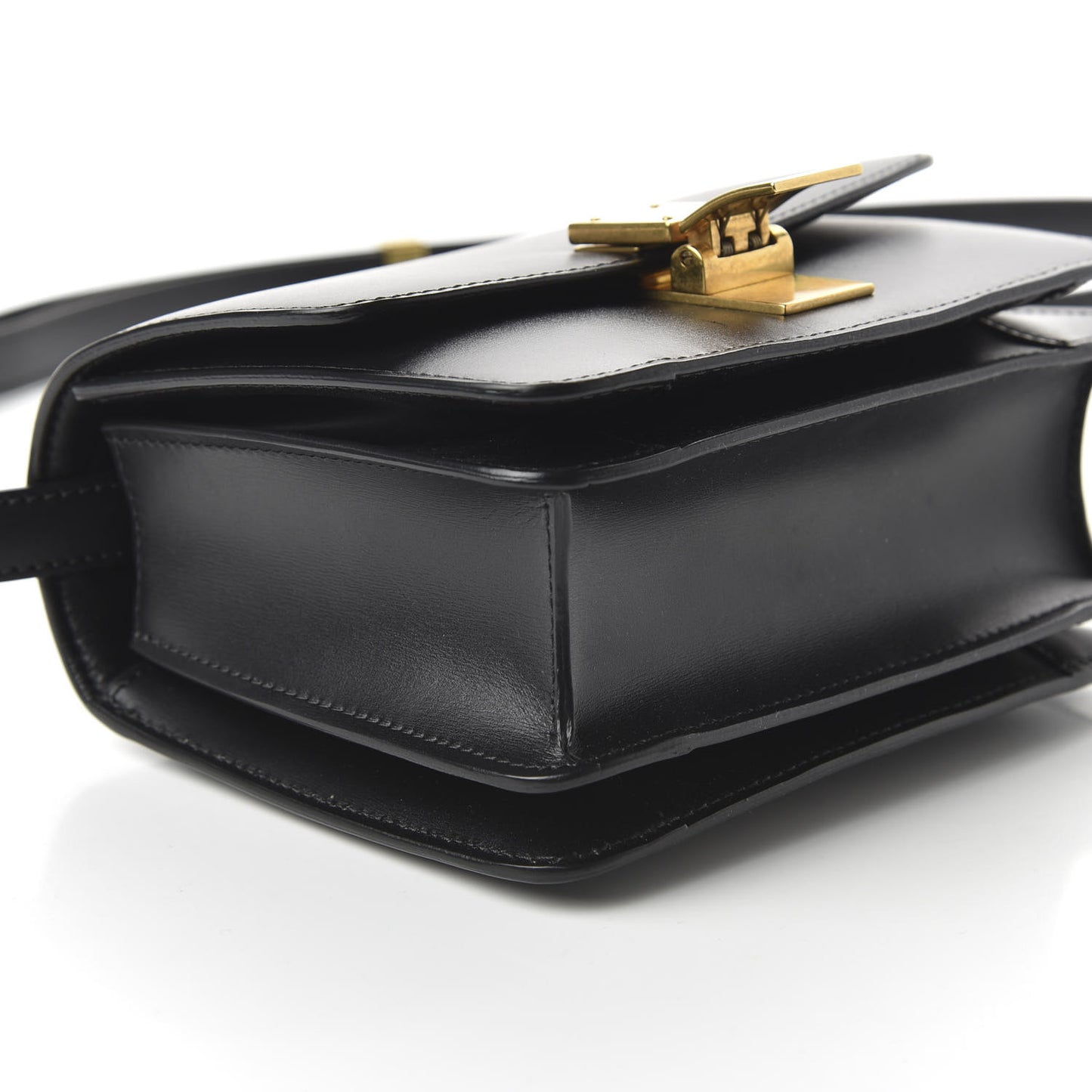 Box Calfskin Small Classic Box Flap Bag Black