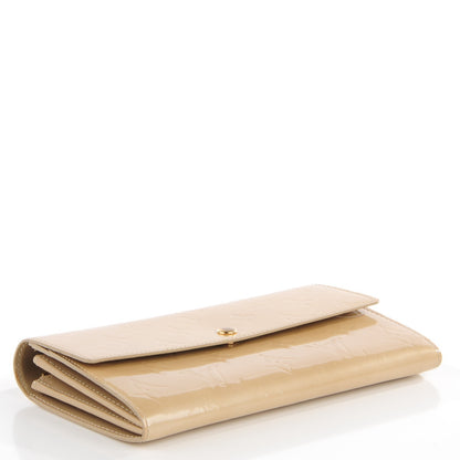 Louis Vuitton Vernis Sarah Wallet Beige 4 of 14