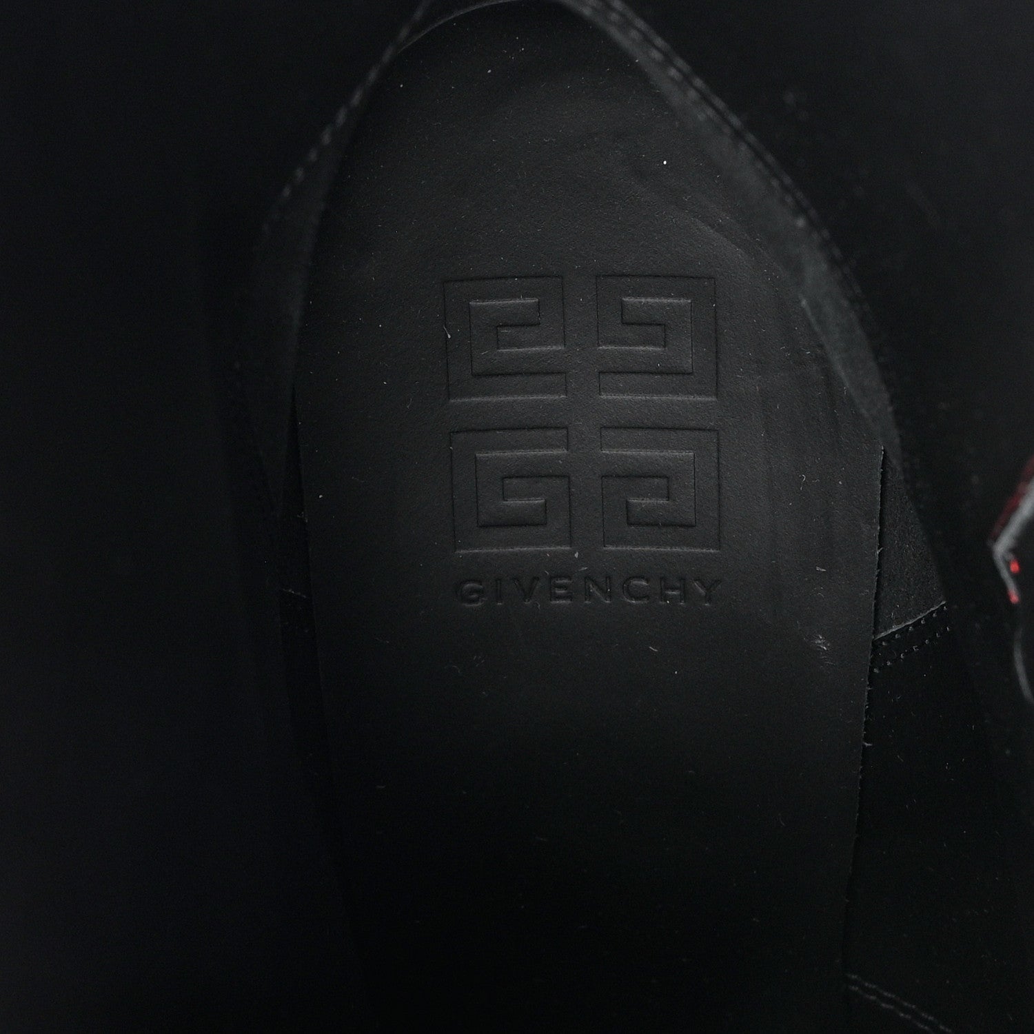 Givenchy Calfskin Shark Lock Ankle Boots 41 Red 7 of 9