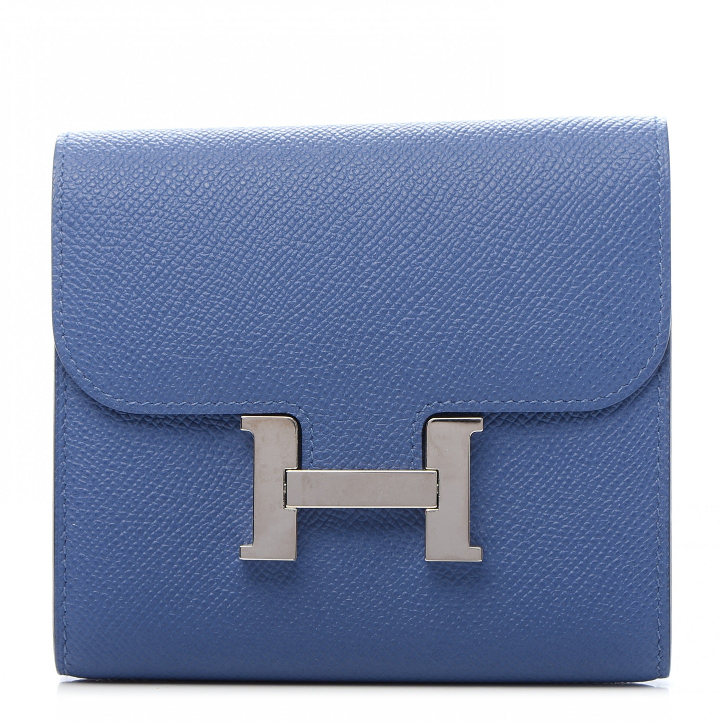 Epsom Verso Constance Short Wallet Bleu Brighton Rouge Pivoine