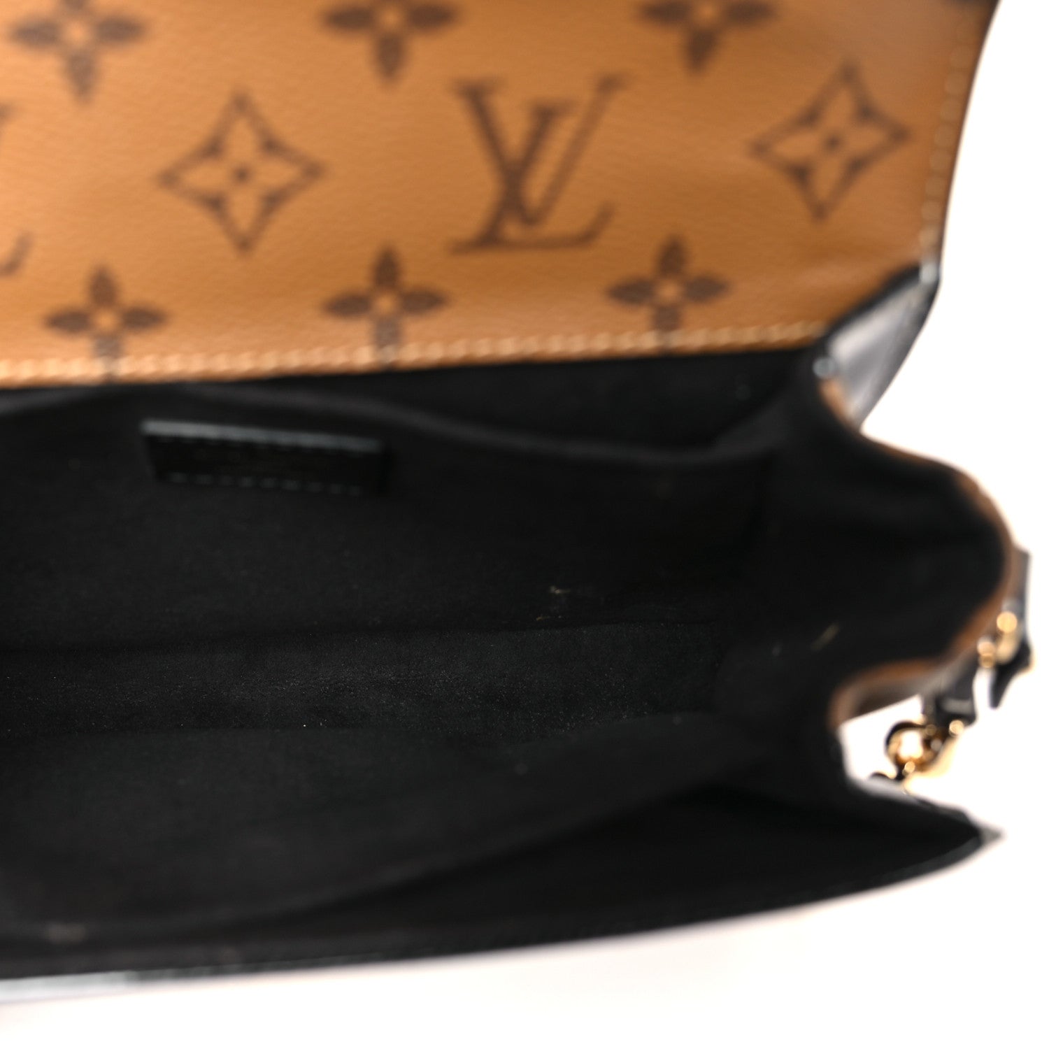 Louis Vuitton Shiny Epi Reverse Monogram Pochette Metis Mini Marine 5 of 9