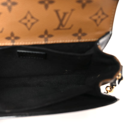 Louis Vuitton Shiny Epi Reverse Monogram Pochette Metis Mini Marine 5 of 9