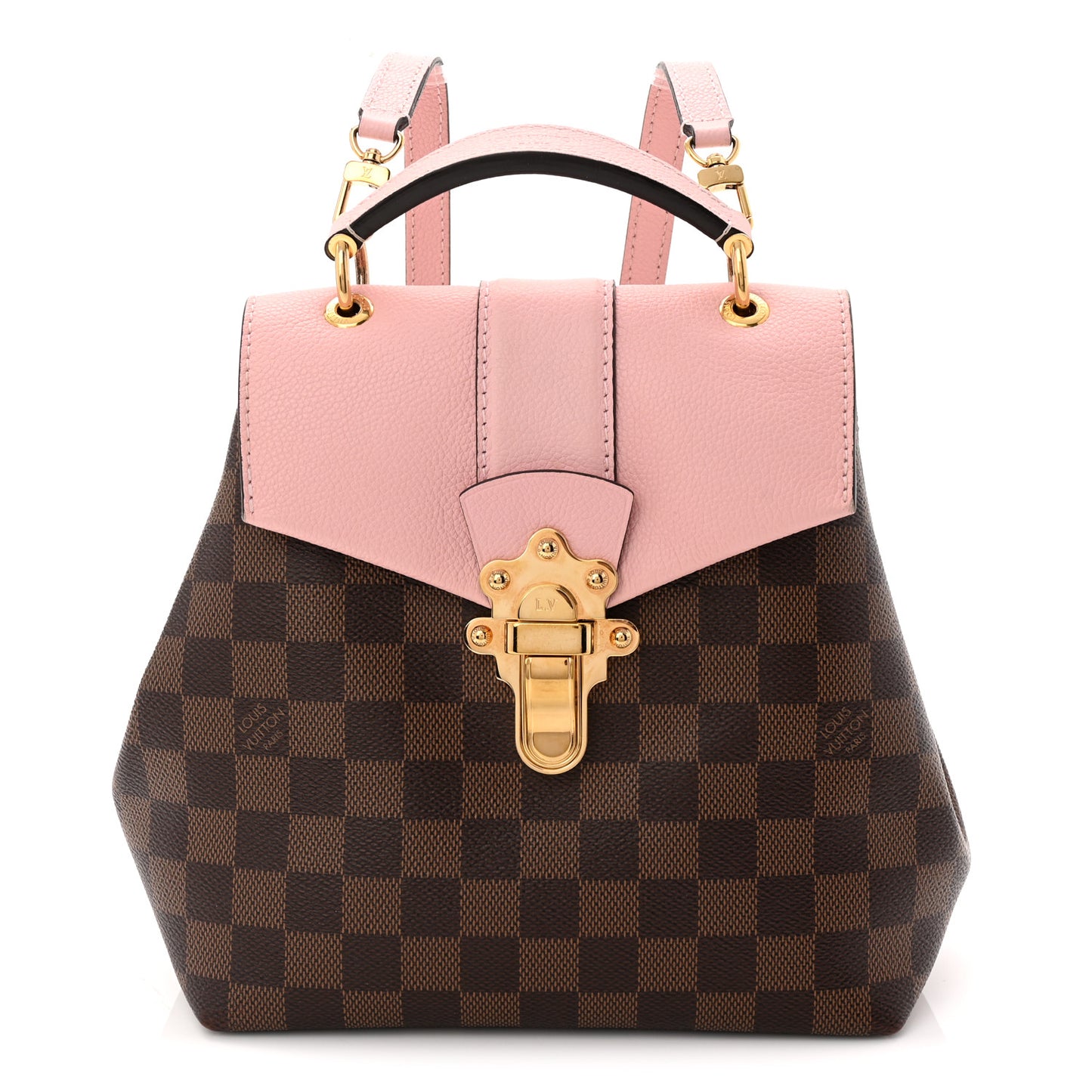 Damier Ebene Clapton Backpack Magnolia