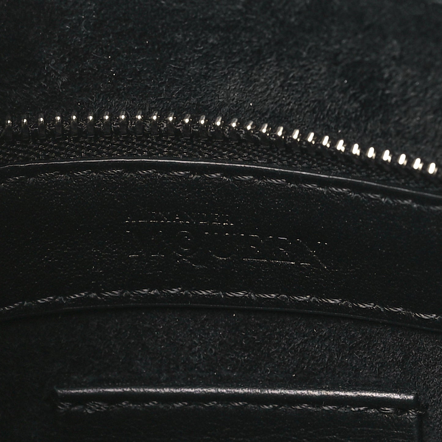 Soft Calfskin Calf Hair Wood Plate Small Heroine Black