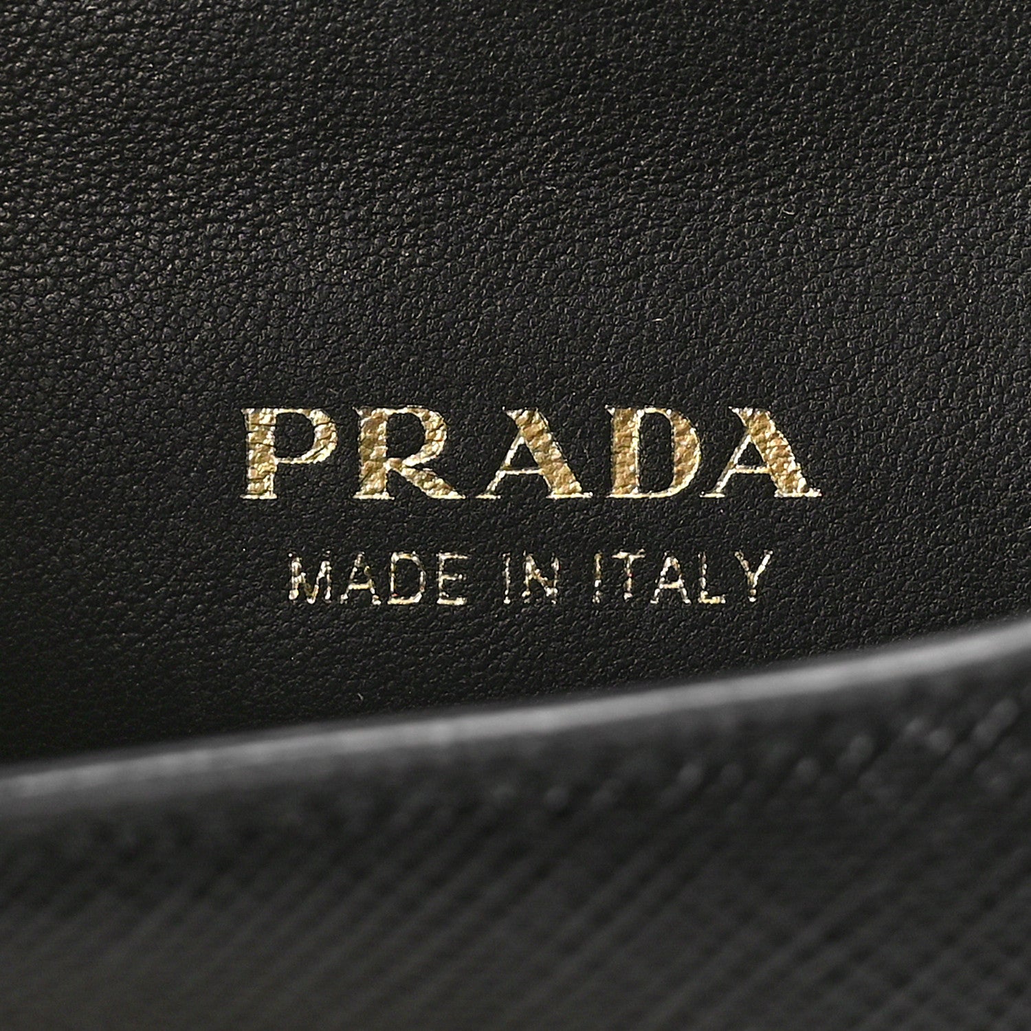 Prada Saffiano Astrology Mini Cahier Bag Black 6 of 8