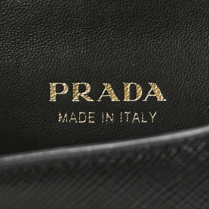 Prada Saffiano Astrology Mini Cahier Bag Black 6 of 8