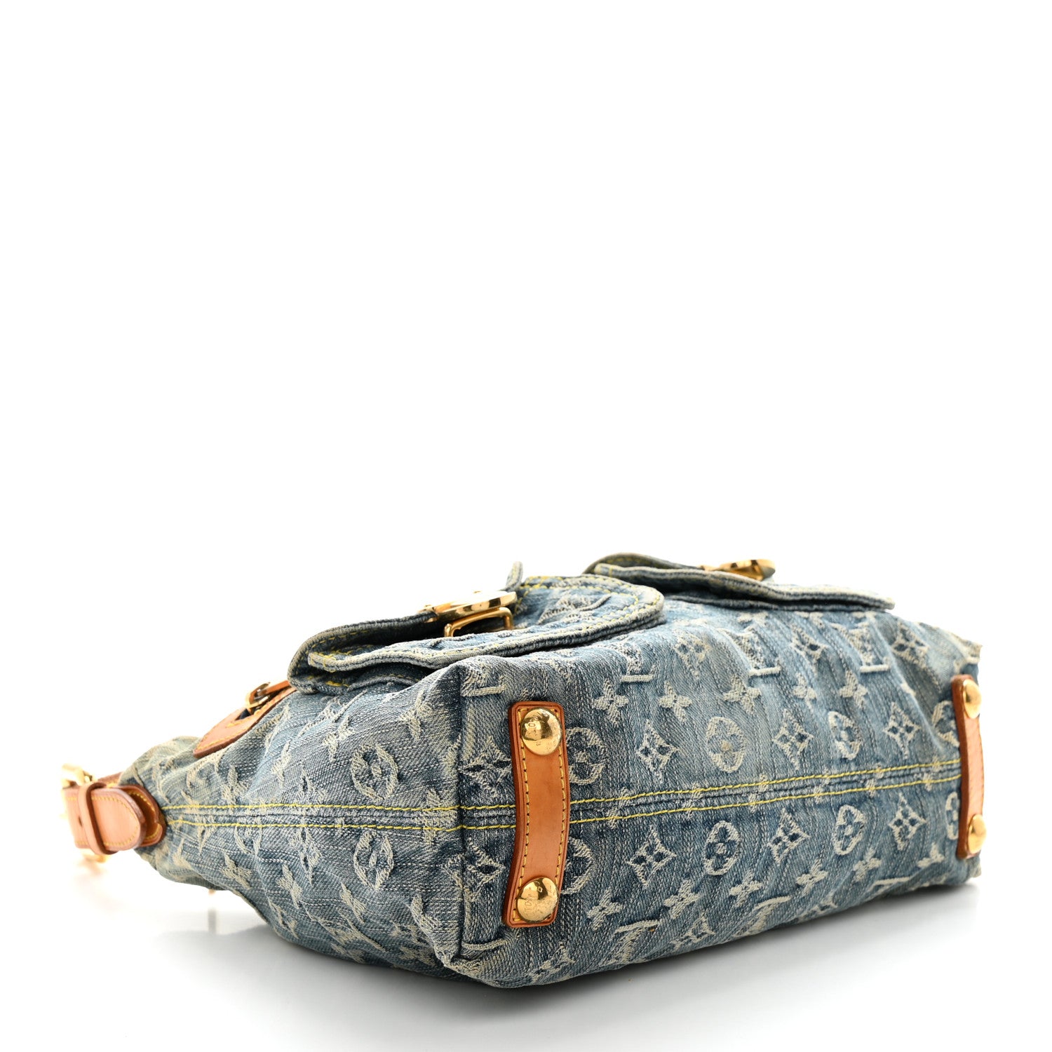 Louis Vuitton Monogram Denim Baggy PM Blue 4 of 10