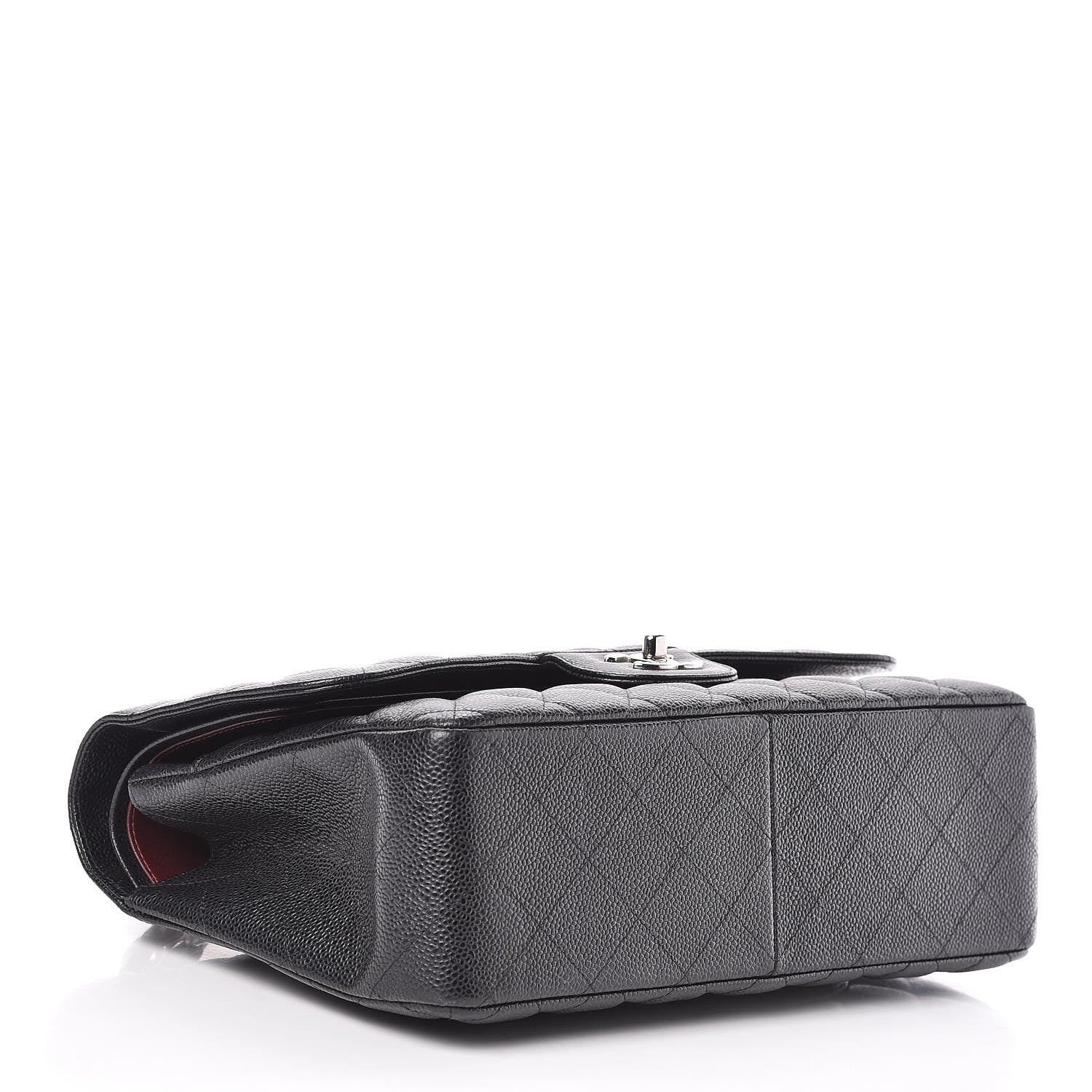 Chanel Caviar Quilted Jumbo Double Flap Black 4 of 12