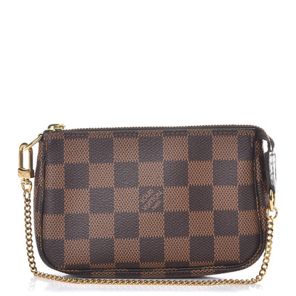 Louis Vuitton Damier Ebene Mini Pochette Accessories 1 of 8