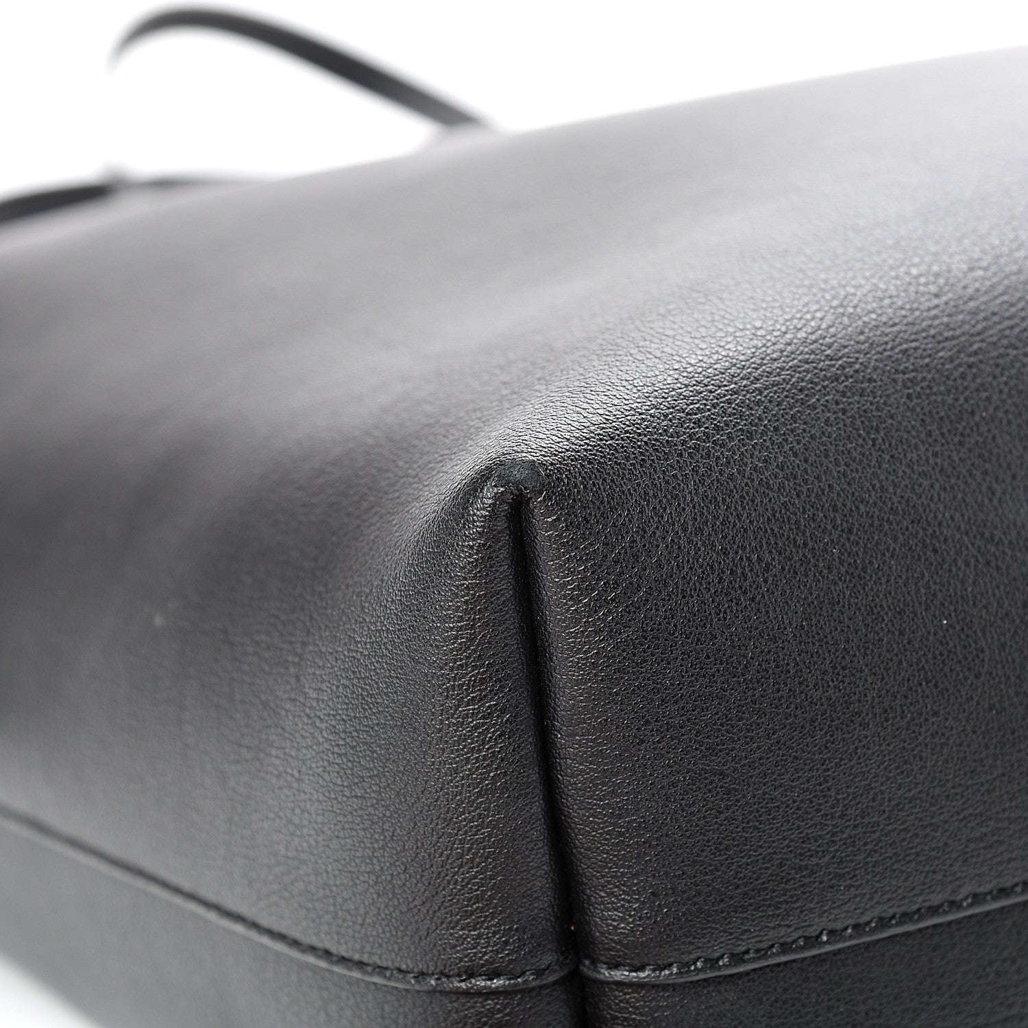 Saint Laurent Calfskin Large Shopping Tote Black 9 of 17