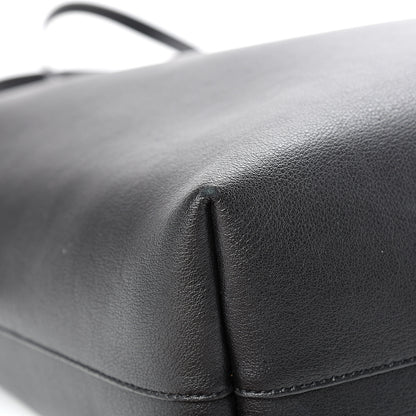 Saint Laurent Calfskin Large Shopping Tote Black 9 of 17
