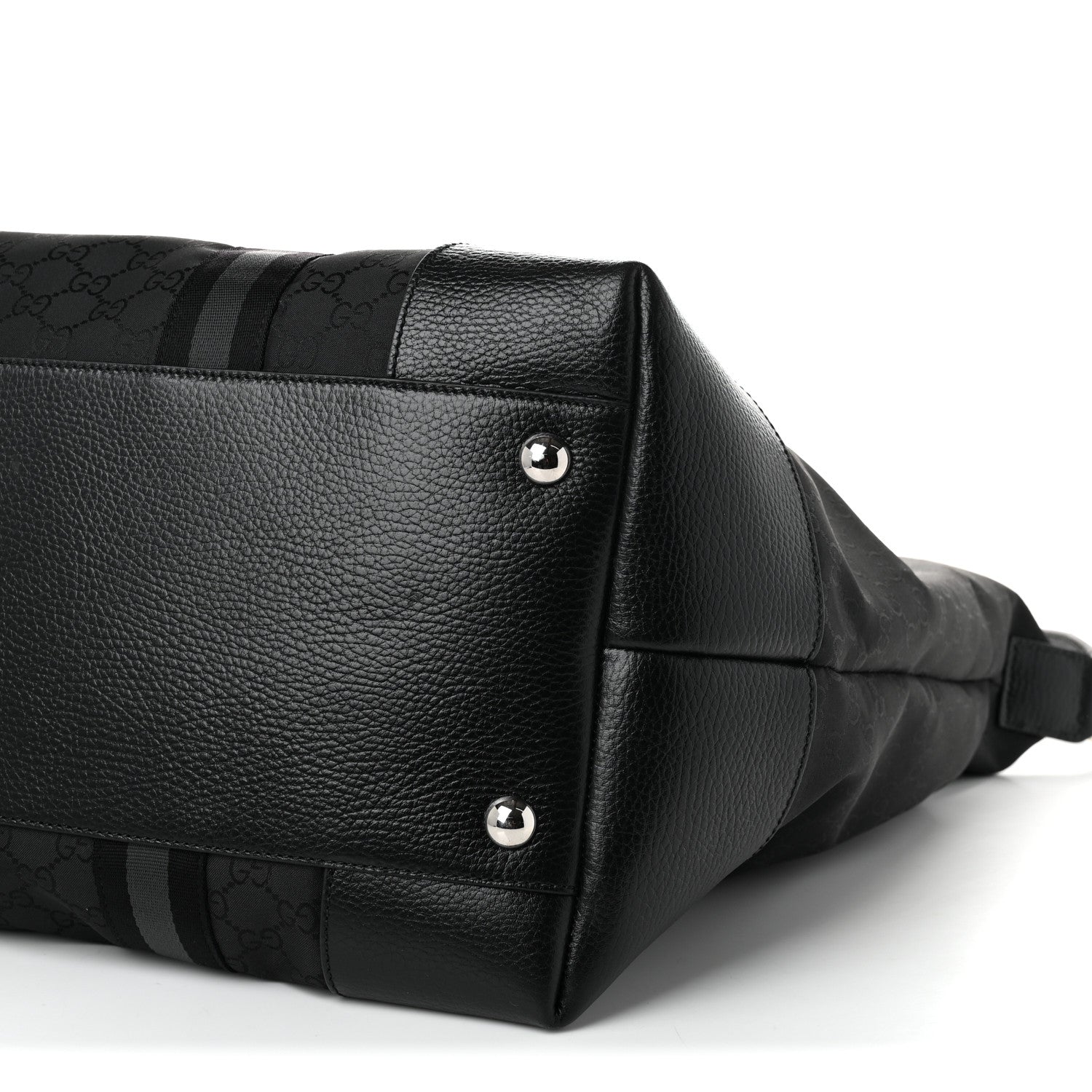 Gucci Nylon Monogram XL Duffle Bag Black 10 of 10