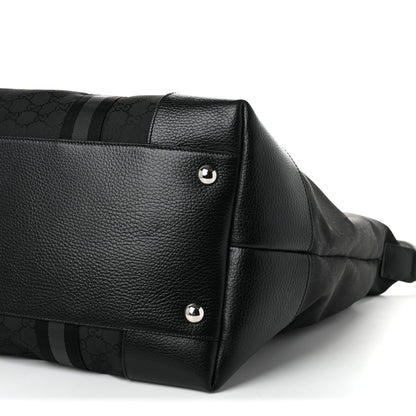 Gucci Nylon Monogram XL Duffle Bag Black 10 of 10