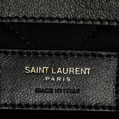 Saint Laurent Calfskin Quilted ES Giant Travel Bag Black 5 of 11