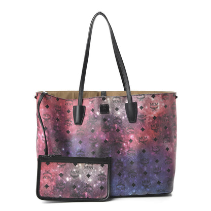MCM Galaxy Visetos Medium Shopper Tote Multicolor 1 of 9
