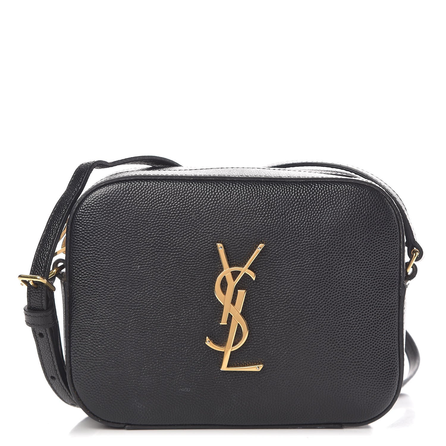 Saint Laurent Grain De Poudre Small Classic Monogram Camera Bag Black 1 of 12