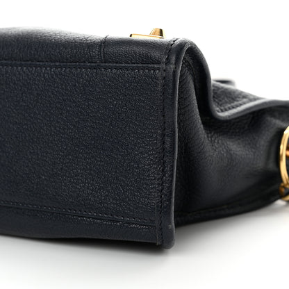 Balenciaga Chevre Gold Metallic Edge Hardware S City Bleu Nuit Dark Sea 11 of 13