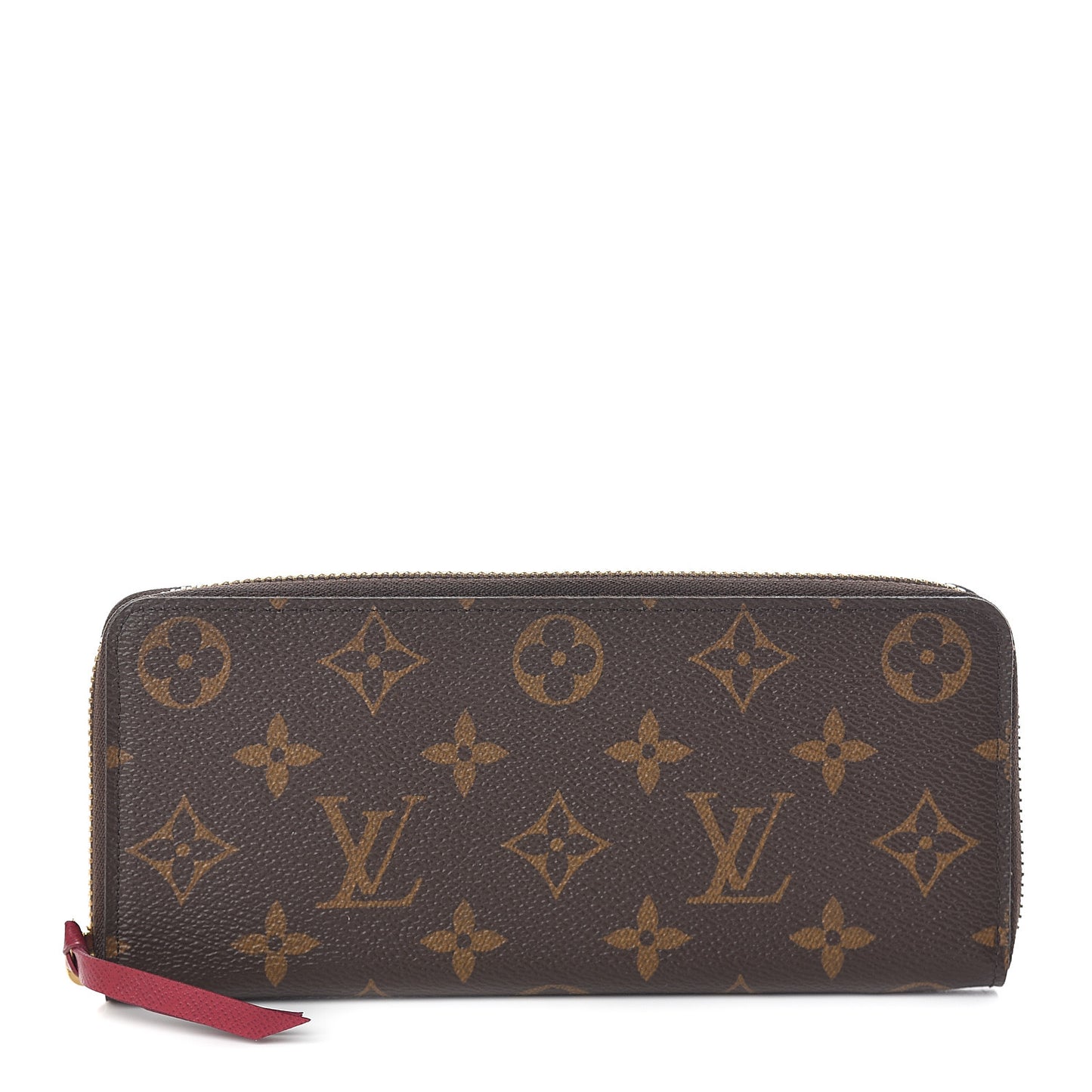 Monogram Clemence Wallet Fuchsia