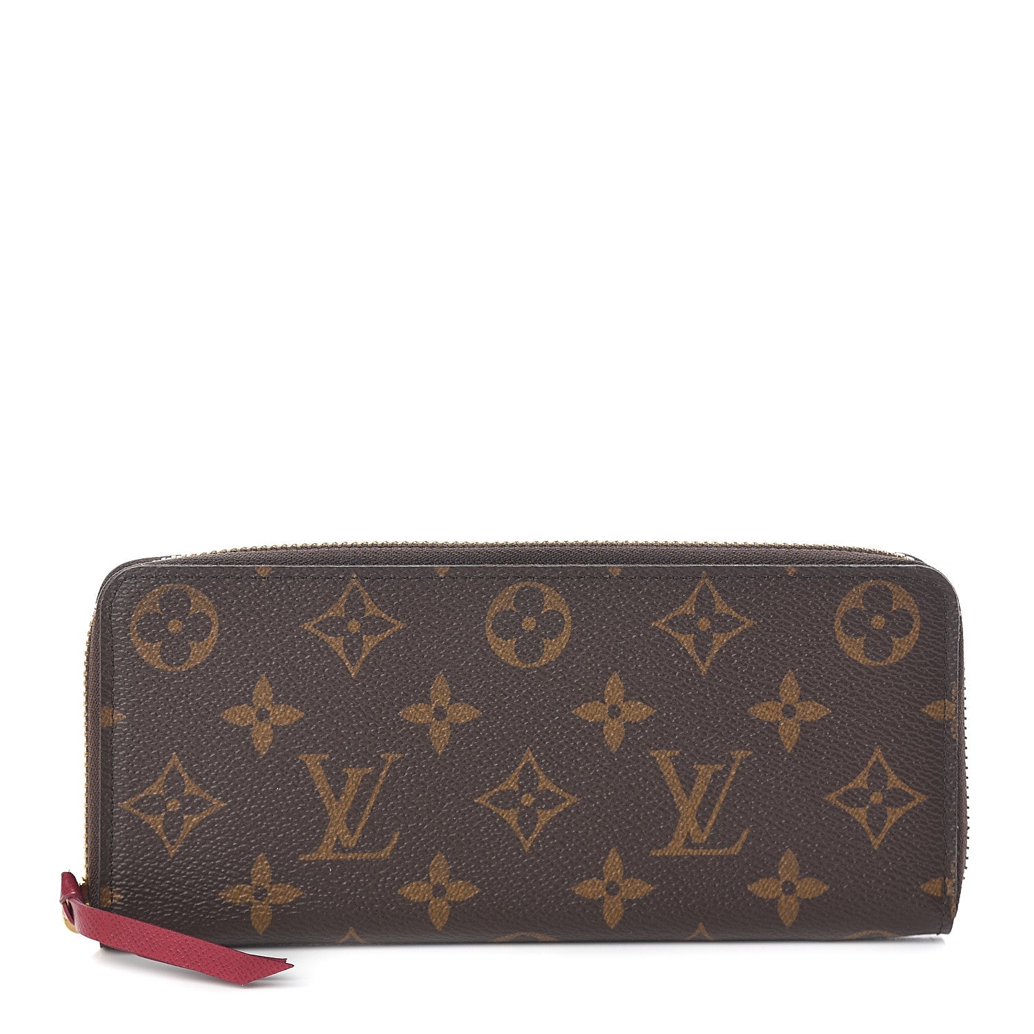 Louis Vuitton Monogram Clemence Wallet Fuchsia 1 of 7