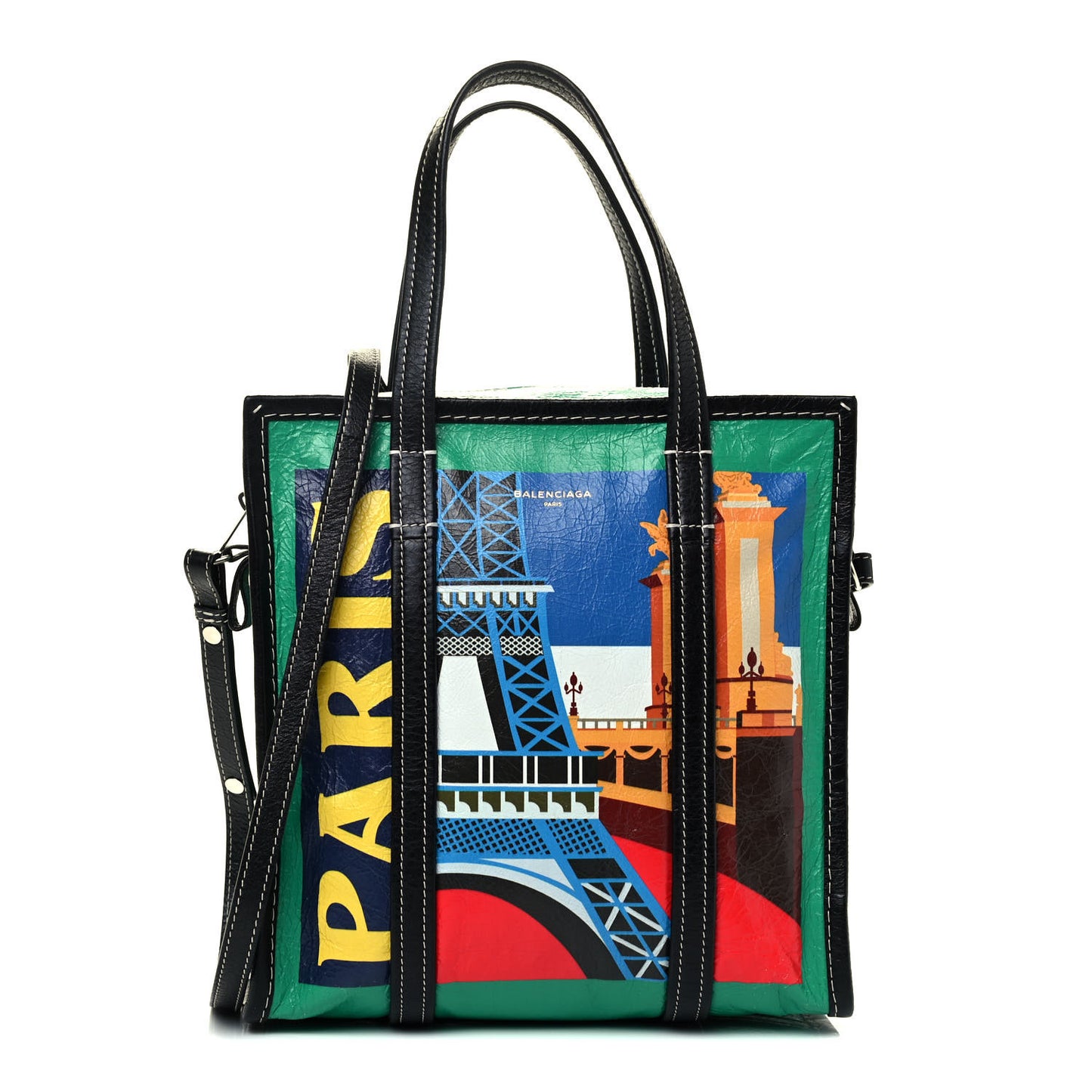 Agneau Arena Paris Print S Bazar Shopper Tote