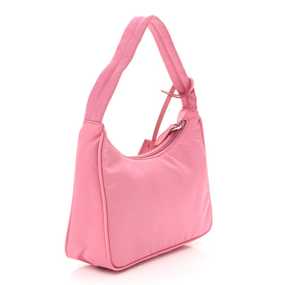 Prada Tessuto Nylon Mini Re-Edition 2000 Bag Begonia 3 of 12