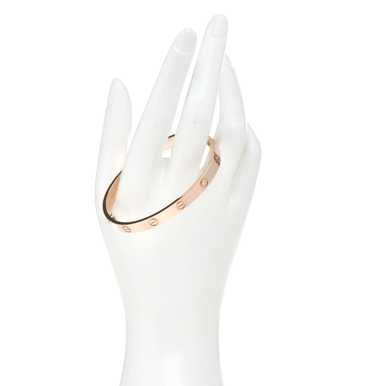 Cartier 18K Pink Gold LOVE Bracelet 18 2 of 4