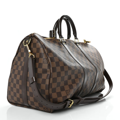 Louis Vuitton Damier Ebene Keepall Bandouliere 45 3 of 11