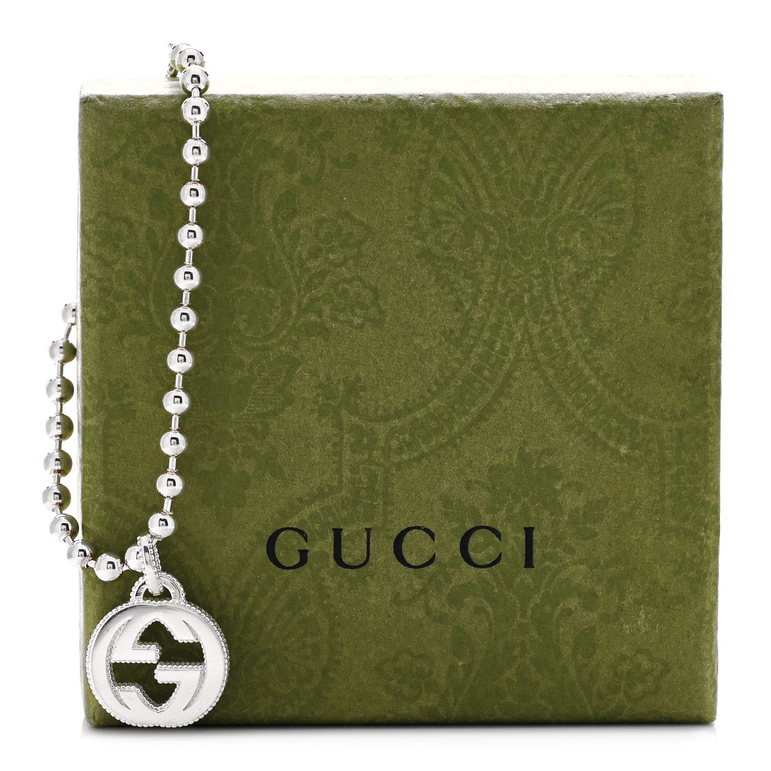 Gucci Sterling Silver Interlocking GG Bracelet 5 of 5