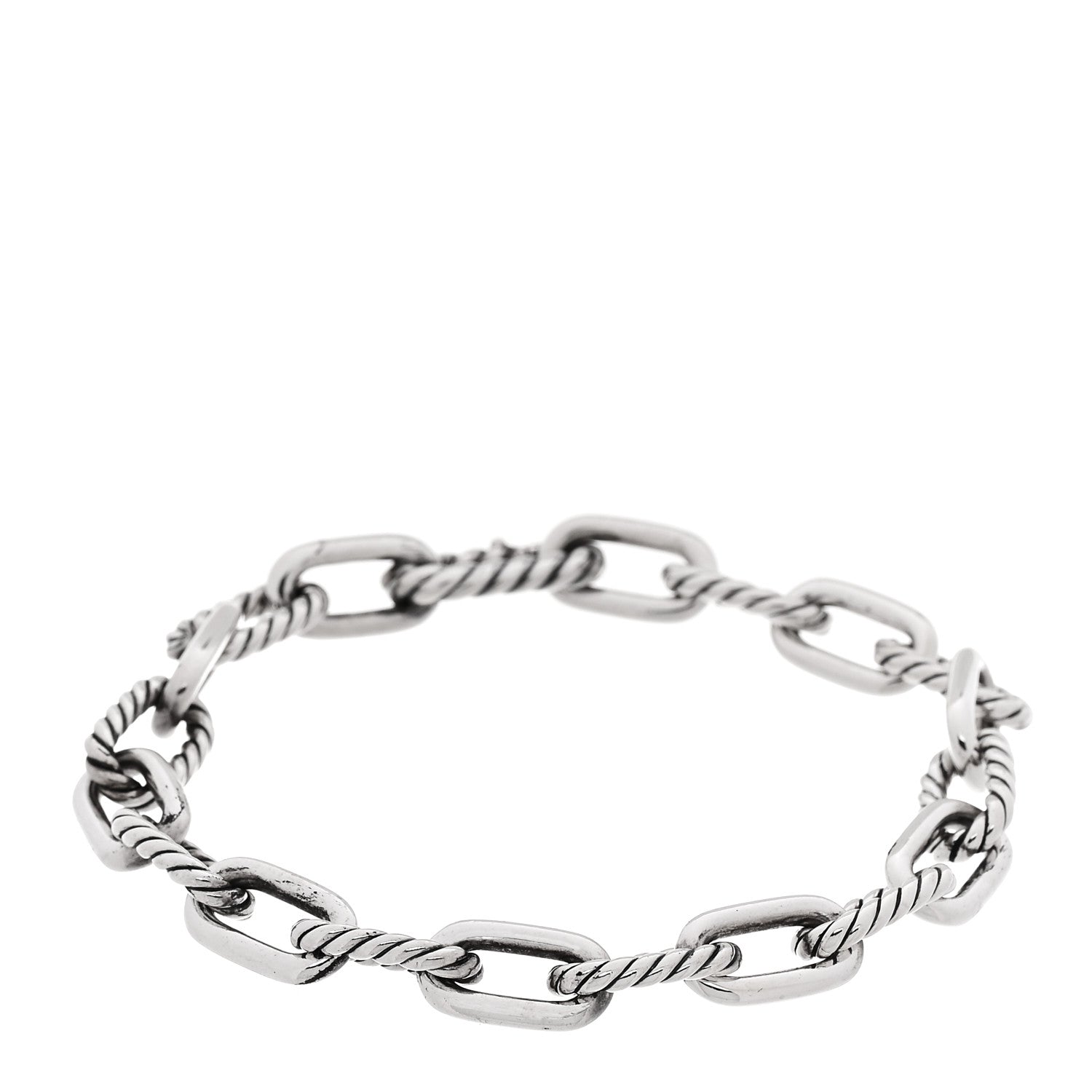 David Yurman Sterling Silver 8.5mm Madison Chain Bracelet 1 of 4