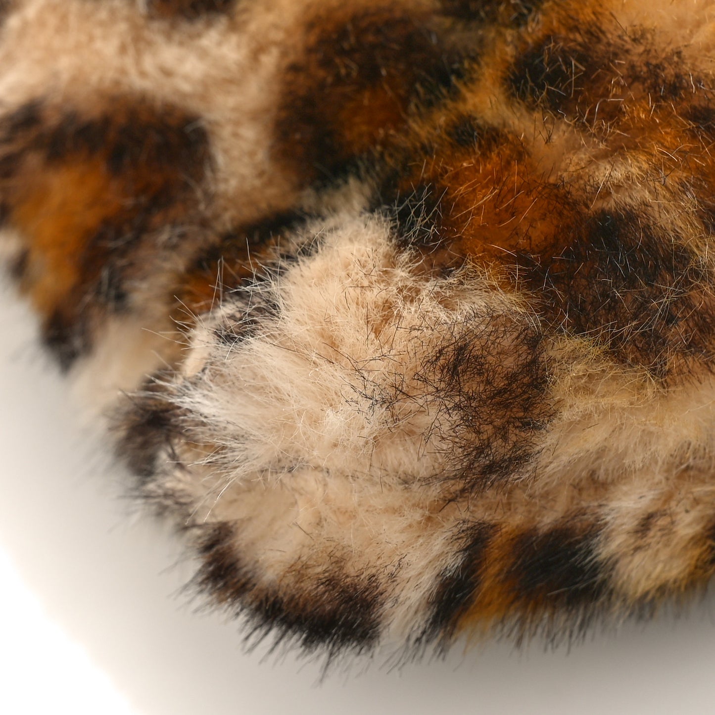 EcoFur Leopard Print Embellished Cleo Crossbody