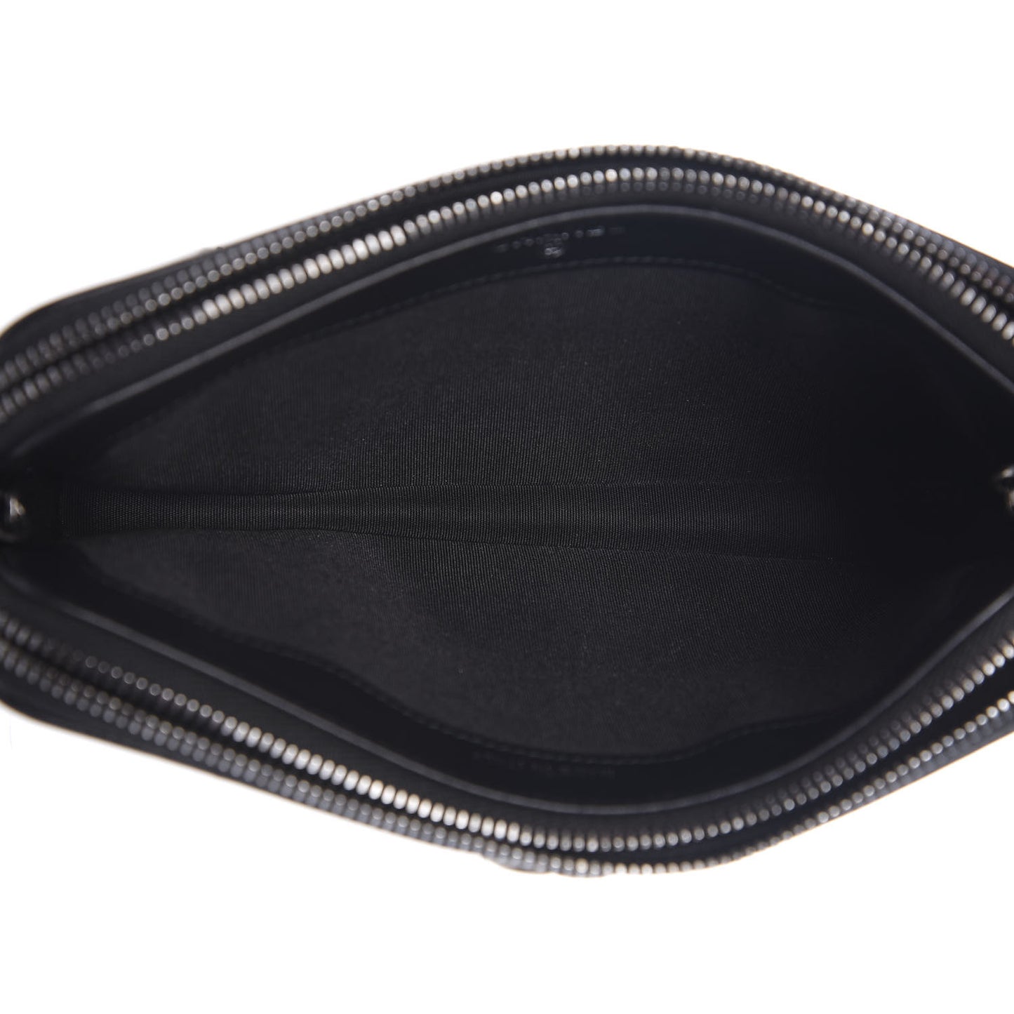 Caviar Quilted Small Boy Clutch With Chain Black