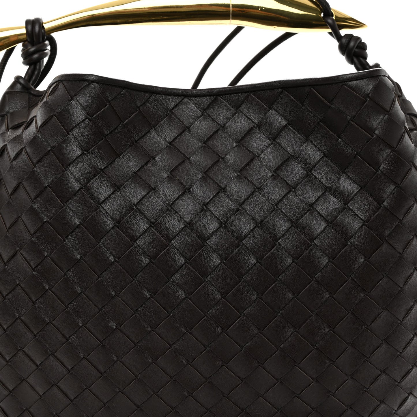 Nappa Intrecciato Medium Sardine Bag Fondant