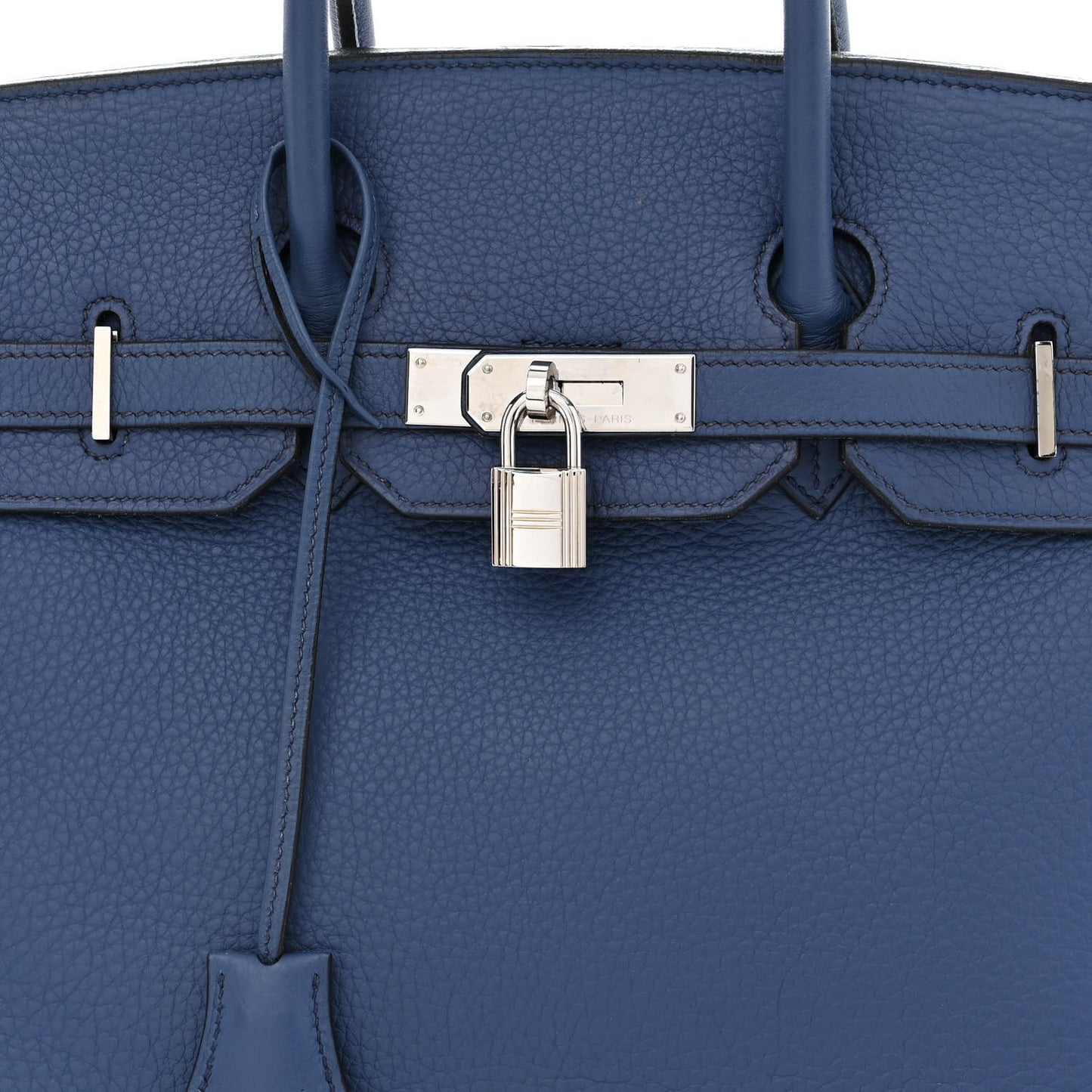 Taurillon Clemence Birkin 35 Bleu Brighton