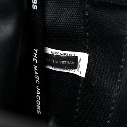 Marc Jacobs Cotton Canvas Mini The Traveler Tote Bag Black 6 of 12