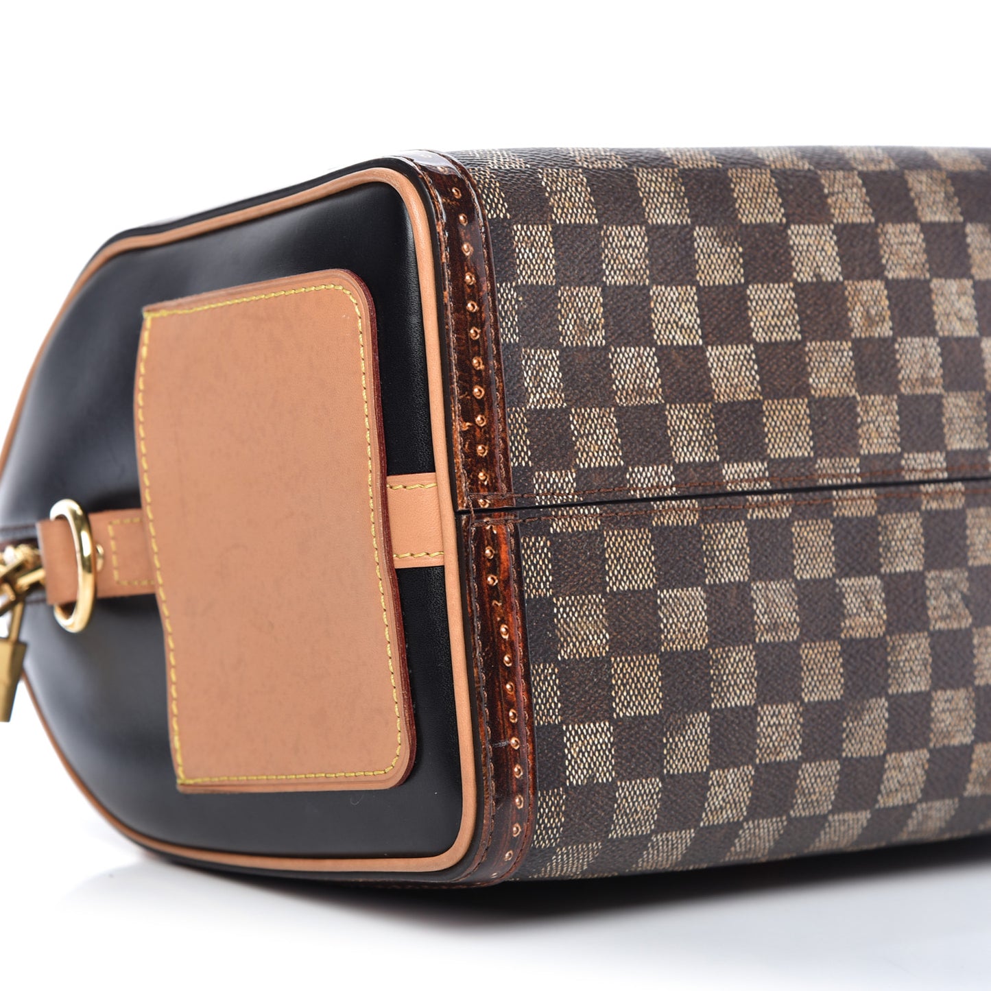 Transformed Damier Ebene Time Trunk Speedy Bandouliere 25 Black