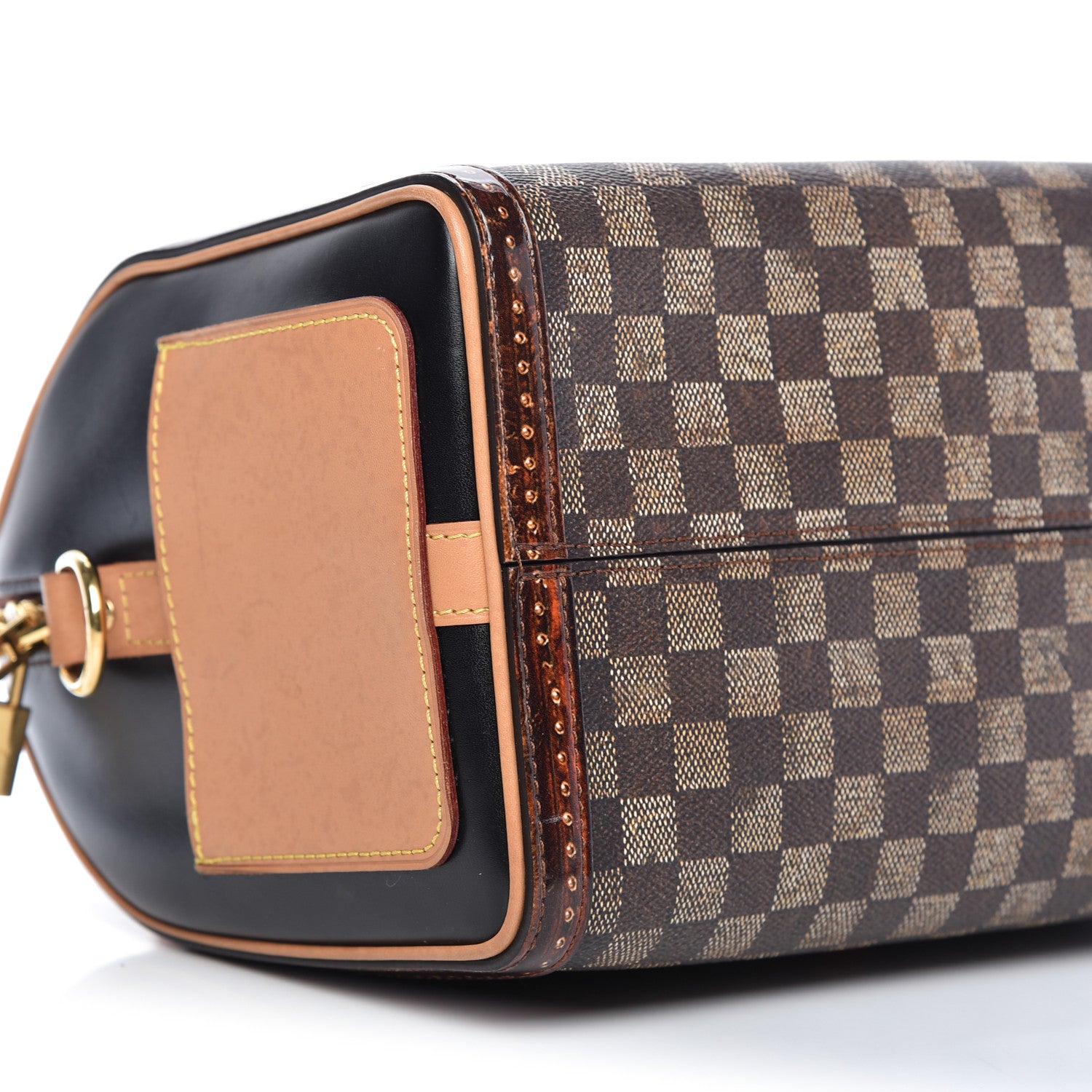 Louis Vuitton Transformed Damier Ebene Time Trunk Speedy Bandouliere 25 Black 6 of 10