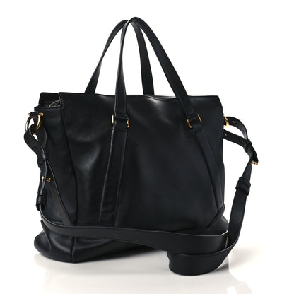 Salvatore Ferragamo Calfskin Tote Black 2 of 8