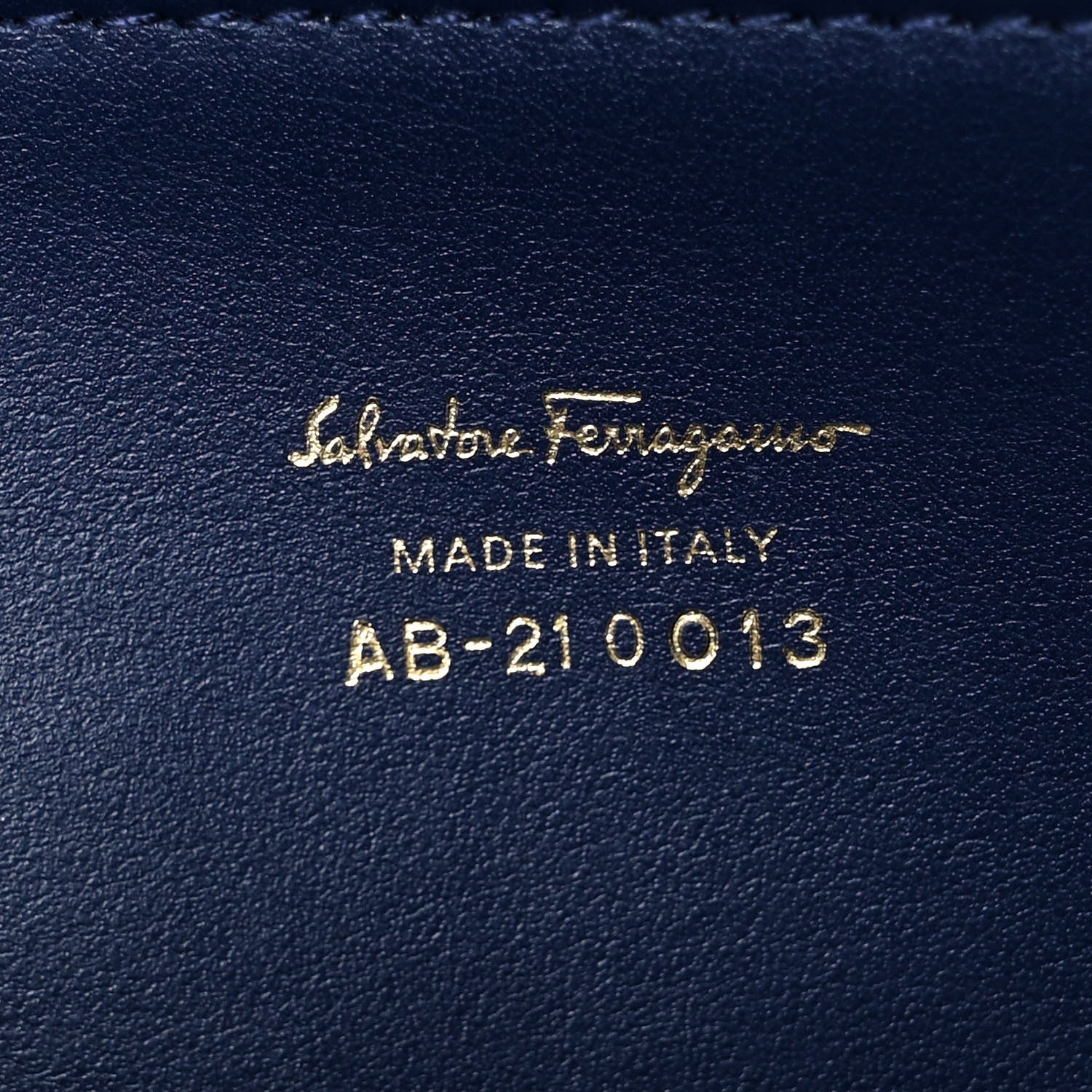 Salvatore Ferragamo Calfskin Aileen Navy 5 of 8