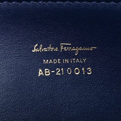 Salvatore Ferragamo Calfskin Aileen Navy 5 of 8