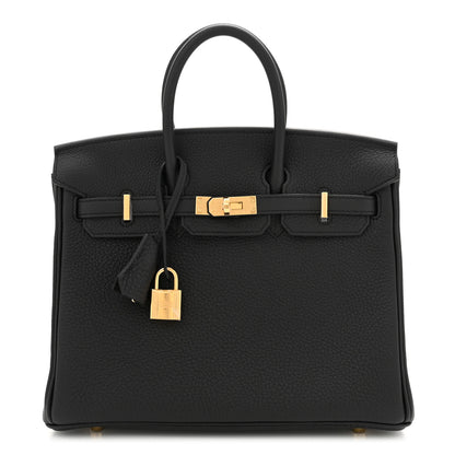 Hermes Togo Birkin 25 Black 1 of 11