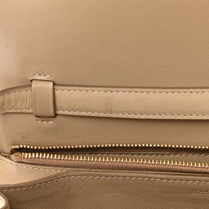 Celine Box Calfskin Medium Classic Box Flap Bag Powder 13 of 21