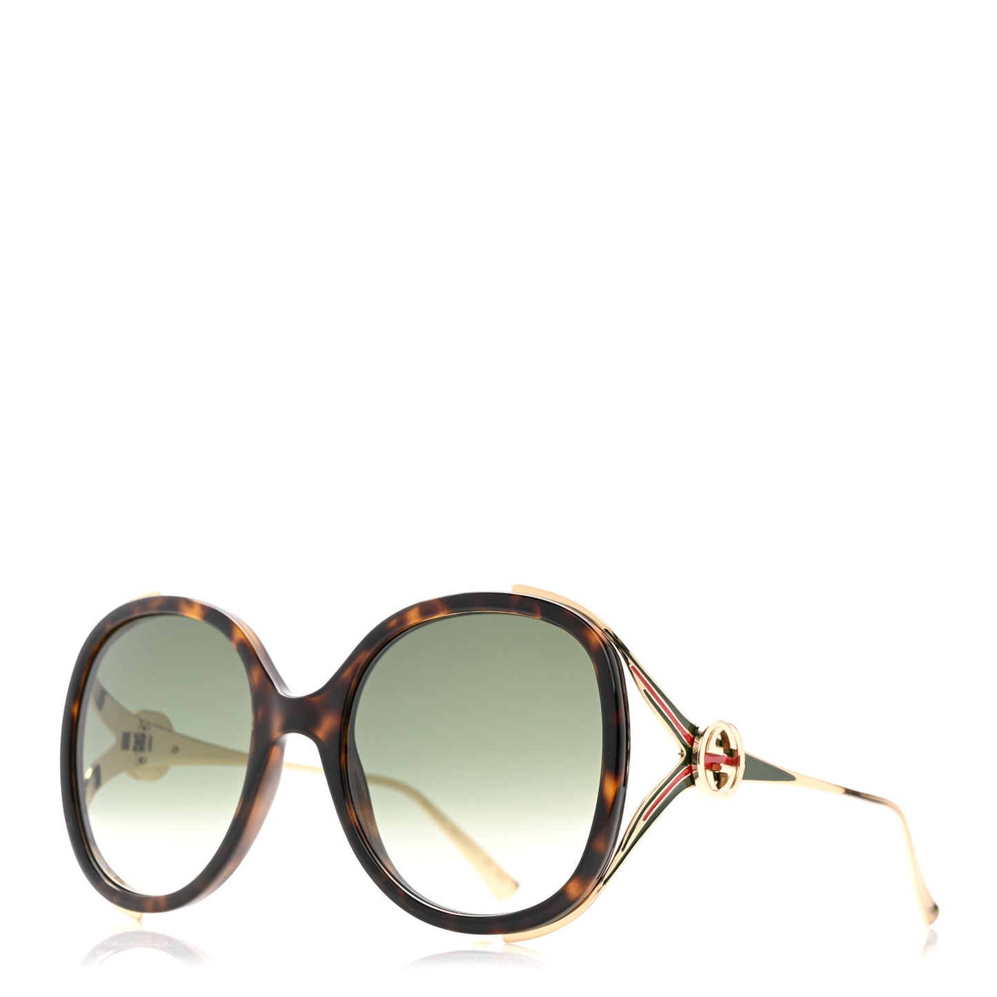 Round Frame Injected GG0226S Sunglasses Tortoise