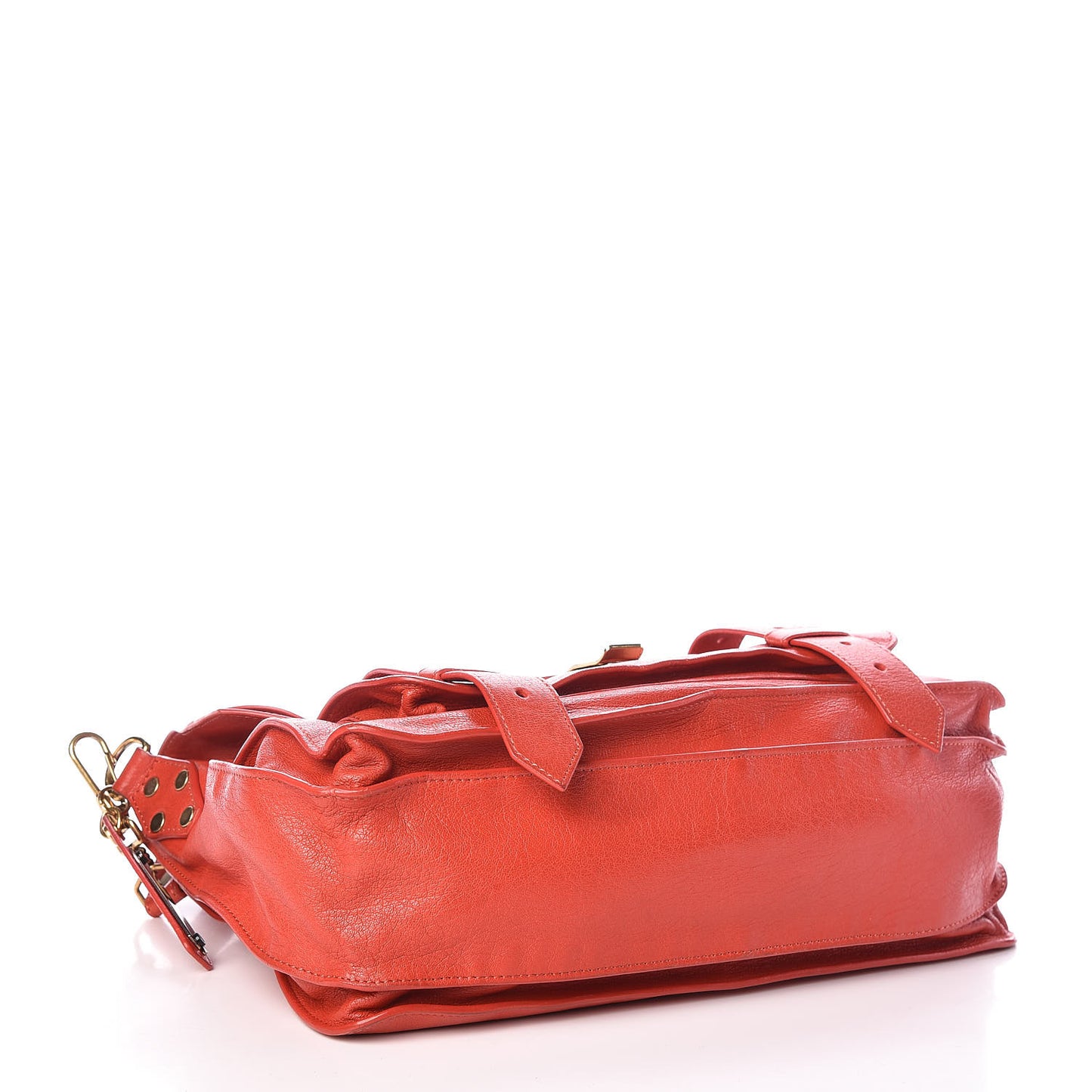 Lambskin Medium PS1 Satchel Deep Coral