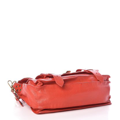Proenza Schouler Lambskin Medium PS1 Satchel Deep Coral 4 of 10